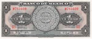 Mexiko p.59 1 Peso 1970